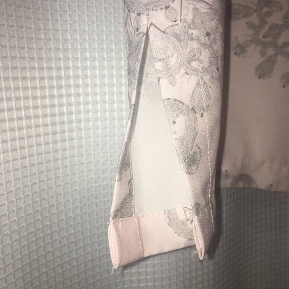 Kenar Pink and Gray  Blouse XL 3/4 length sleeves - Picture 4 of 7